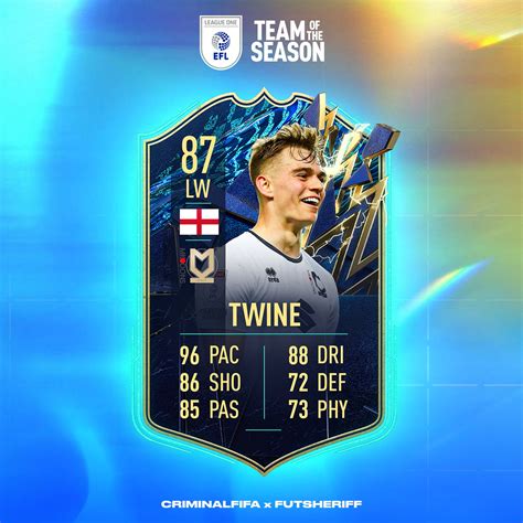 Fut Sheriff On Twitter Twine Is Coming In EFL TOTS Stats