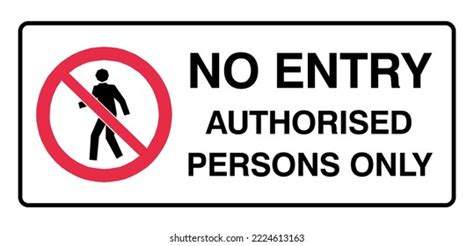 No Entry Without Permission Sign