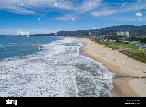 Half Moon Bay State Beach In California Stock Photo Alamy