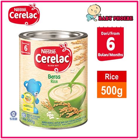 Nestle Baby Cerelac 500g 6m Rice Wheat Honey Shopee Malaysia