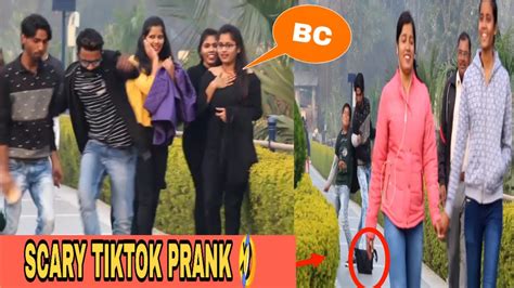 Scary Tik Tok Prank On Cute Girls Best Tiktok Prank Prank In India