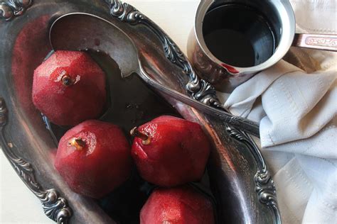 Wine Poached Pears Stemilt