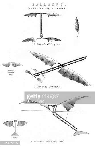 Early Flying Machines Stock Clipart Royalty Free Freeimages