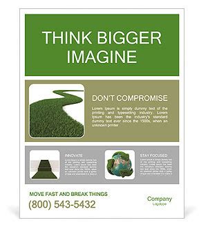 green path poster template design id  smiletemplatescom