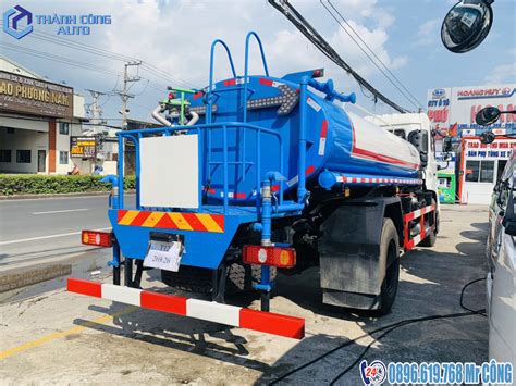 Xe Bồn Tưới Nước 9 Khối 1 Xe Tải Thành Công