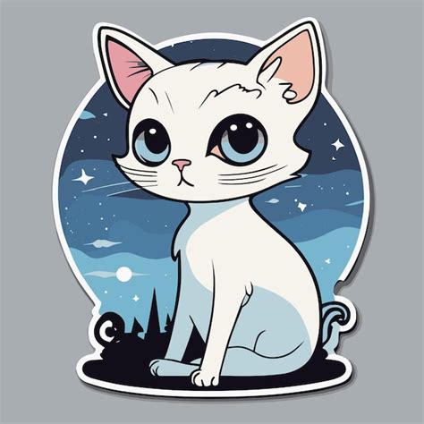 Premium Vector Space Cat