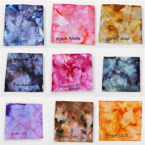 Some dharma special order dye swatches. DOI. NO muck | Tie dye diy, How to dye fabric, Tie dye ...