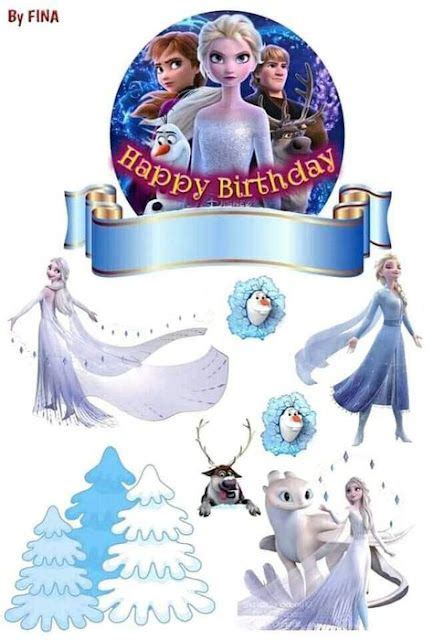 Queen Elsa Cake Topper Instant Download Frozen Frozen 2 Etsy Artofit