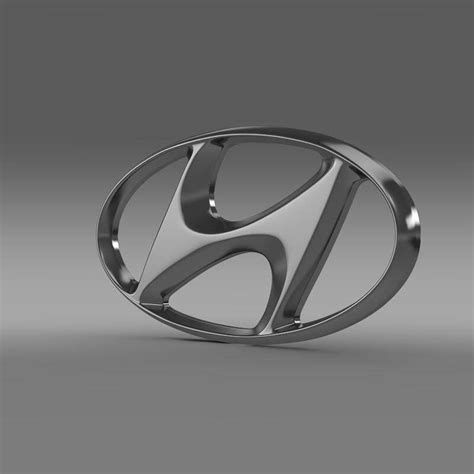 Black Hyundai Logo