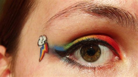 Rainbow Dash Eye Makeup Saubhaya Makeup