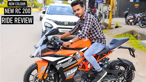 2020 New KTM RC 200 BS6 Ride Review New Colour New Features Price