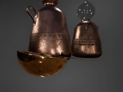 3d Model Alchemical Equipment Collection Vr Ar Low Poly Cgtrader