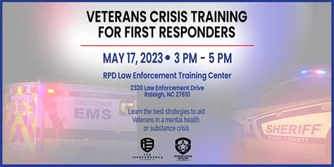 Veterans Crisis Training For First Responders Raleigh Police