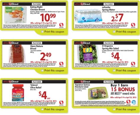 Canadian Daily Deals: Safeway Email Direct Coupons (Apr 19-25)