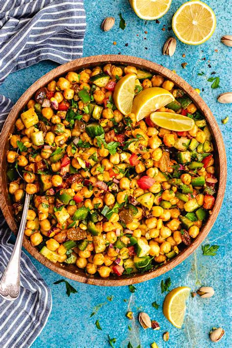 Moroccan Chickpea Salad The Delicious Plate