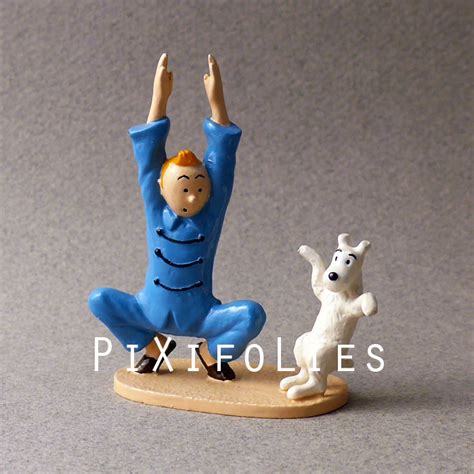 Pixi HERGÉ Tintin série N3 L OREILLE CASSEE Tintin et Milou gymnastique