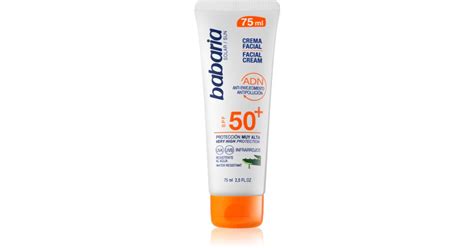 Babaria Sun Face Facial Sunscreen Spf Notino Co Uk