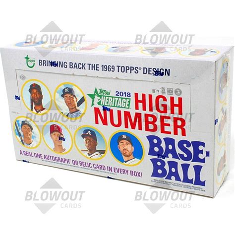 Topps Heritage High Number Baseball Hobby Box