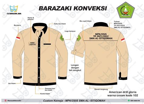kemeja osis/mpk | Inspirasi gaya pria, Kemeja, Desain