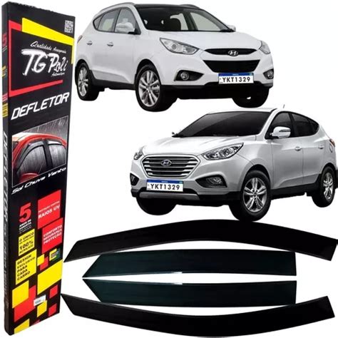 Calha De Chuva Defletor Tg Poli 4 P Hyundai Ix35 2013 2014