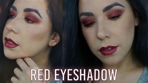 Red Eye Makeup Tutorial Red MAC Pigment By Lynny YouTube