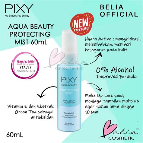 Belia Pixy Aqua Beauty Protecting Mist 60ml Face Mist Shopee