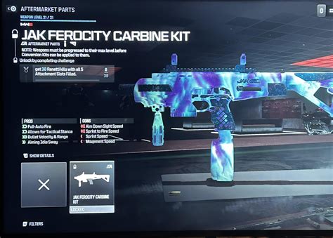 Jak Ferocity Kit Wont Unlock Mwz Rcodzombies