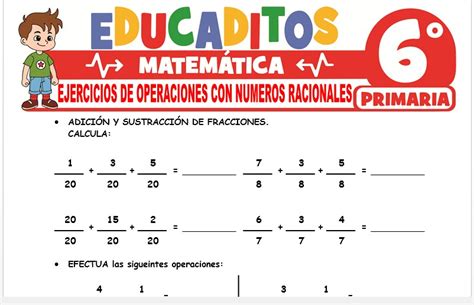 MatemÁtica Para Sexto De Primaria