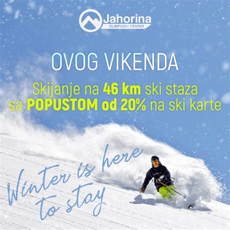 Skijanje Za Vikend Sa Popustom Na Karte Olimpijski Centar Jahorina