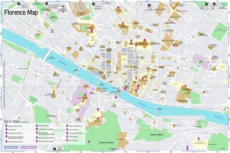 Florence Neighborhood Map