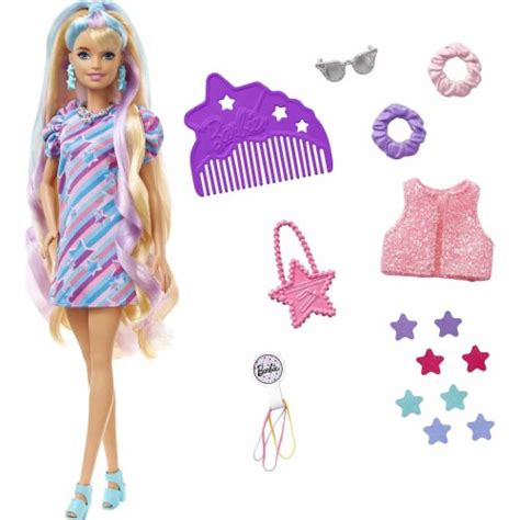 Mattel Barbie Totally Hair Star Theme Doll 1 Ct Kroger