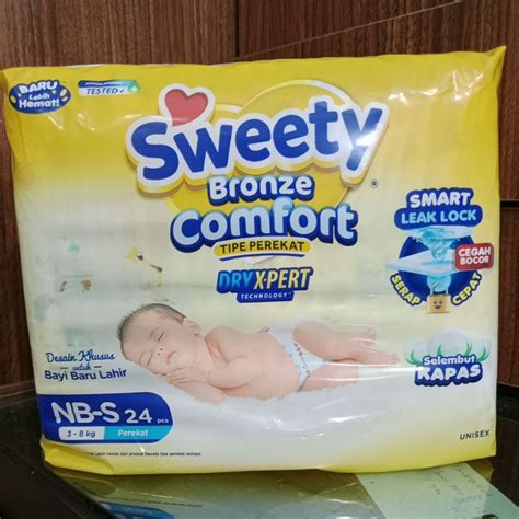 Jual Sweety Bronze Comfort Dry X Pert Popok Perekat Newborn Nb S