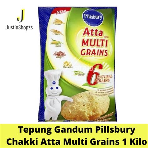 Jual Tepung Gandum Pillsbury Chakki Atta Premium Whole Wheat Flour