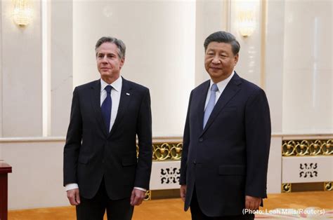 Secretary Antony J Blinken And Peoples Republic Of China President Xi