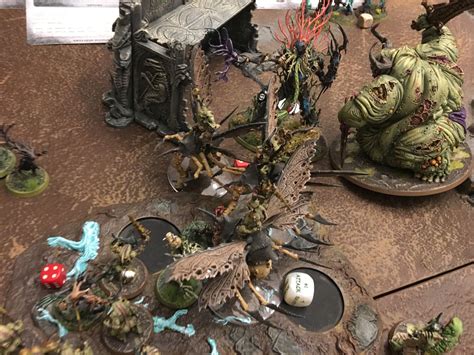 Aos Schlacht Maggotkin Of Nurgle Vs Sylvaneth Hammered