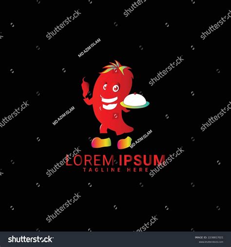 Red Hot Chili Logo Designs Concept Stock Vector Royalty Free Shutterstock