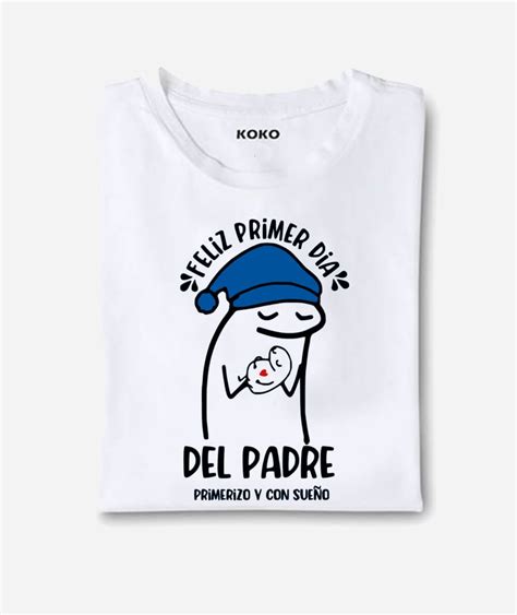 Polera De Algod N Estampada Con Frase Para El Padre Primerizo