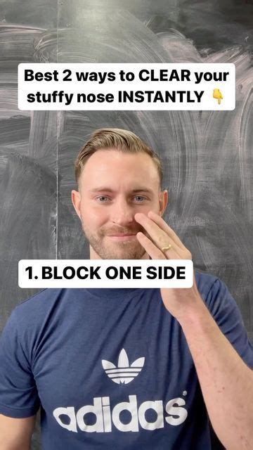 James Moore On Instagram Best 2 Ways To CLEAR Your Stuffy Nose These