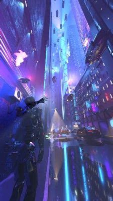 Fragments Of A Hologram Dystopia Dystopia Future City Synthwave