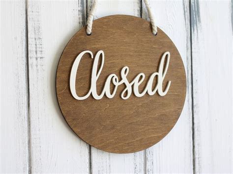 Open Closed Sign Open Sign Open Sign Business Sign Shop - Etsy | Wooden ...