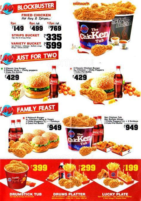 9 Best Kentucky fried chicken menu ideas | kentucky fried chicken menu ...