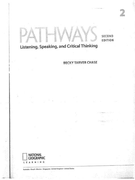 Pathways Listening Speaking 2 | PDF