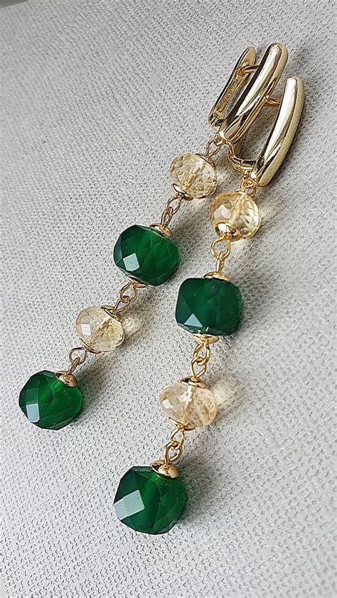 Серьги с натуральными камнями | Bijoux, Bijoux fait main, Modèles de bijoux