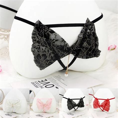 Perizoma Bikini Pizzo Basso Da Uomo Lingerie Sexy Sissy Lingerie Per Seduzione Eur