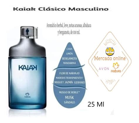 Perfume Mini Kaiak Clasico Masculino 25ml Natura Cuotas sin interés