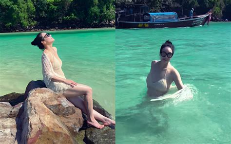 Nhật Kim Anh diện bikini khoe vẻ đẹp căng tràn ở tuổi U Saostar vn