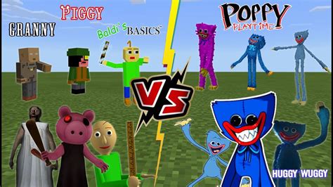 Huggy Wuggy Poppy Play Time VS Baldi S Basics Piggy And Granny