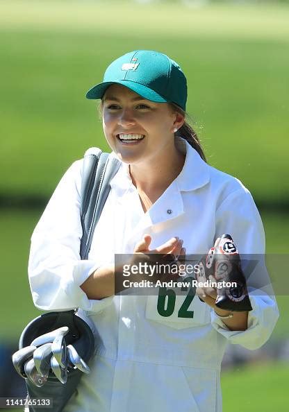 Lydia Cassada, girlfriend of Matthew Fitzpatrick of England ,, looks... News Photo - Getty Images