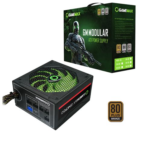 GM700 700W 80 Plus Bronze Modular Power Supply - GameMax UK