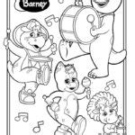 Desenhos Do Barney Para Imprimir E Colorir